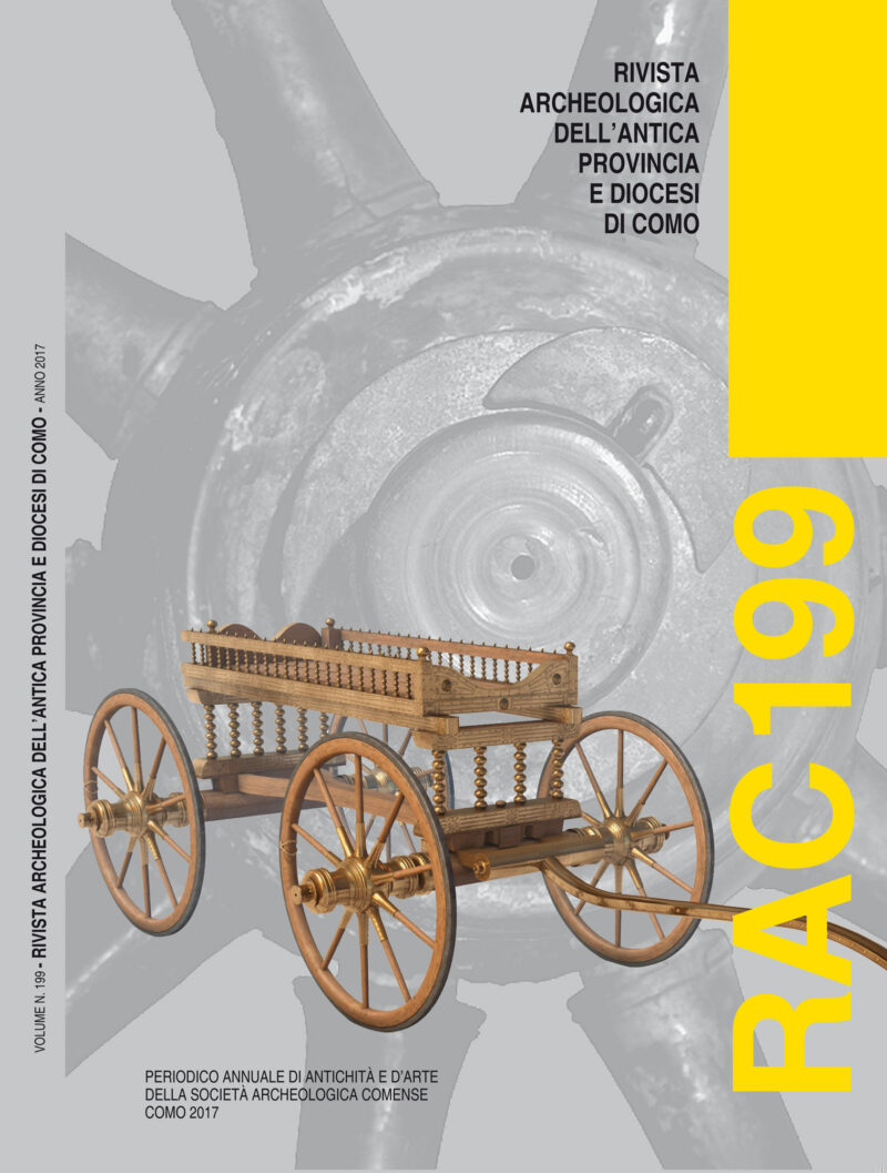 RIVISTA ARCHEOLOGICA COMENSE 199, anno 2017