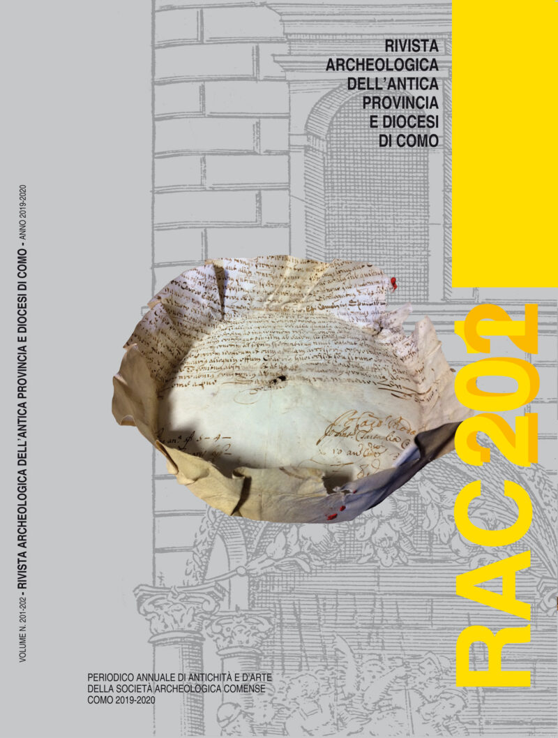 Rivista Archeologica Comense 201-202, anno 2019-2020