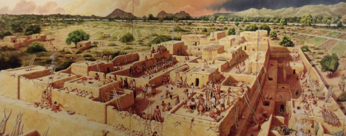 Ricostruzione del Pueblo Grande di Phoenix