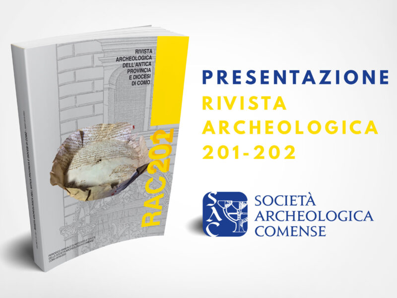 Presentazione Rivista Archeologica Comense 201-202, ANNO 2019-2020