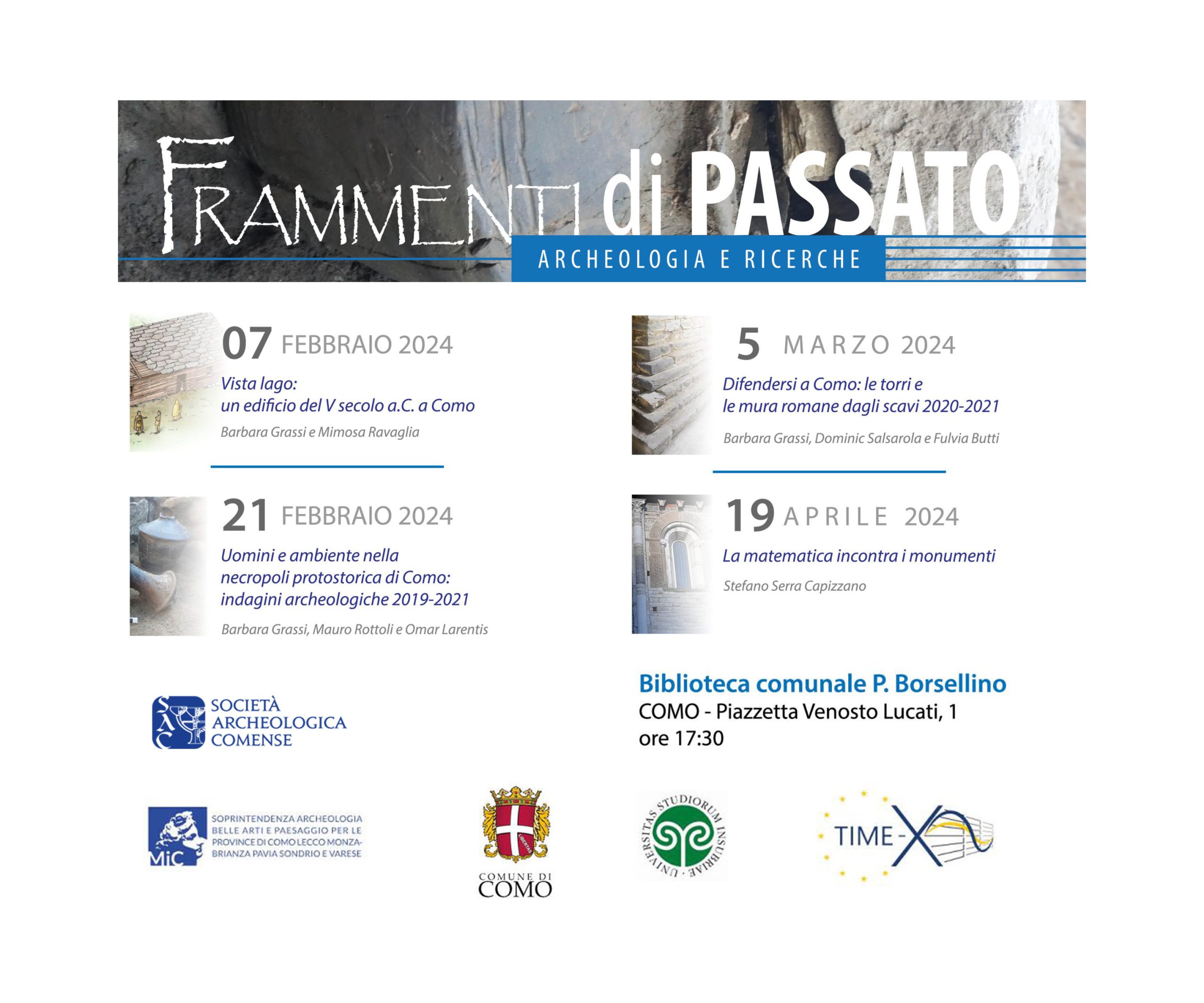 Frammenti di Passato - ARCHEOLOGIA E RICERCHE - Società Archeologica Comense, image size:2560x2133