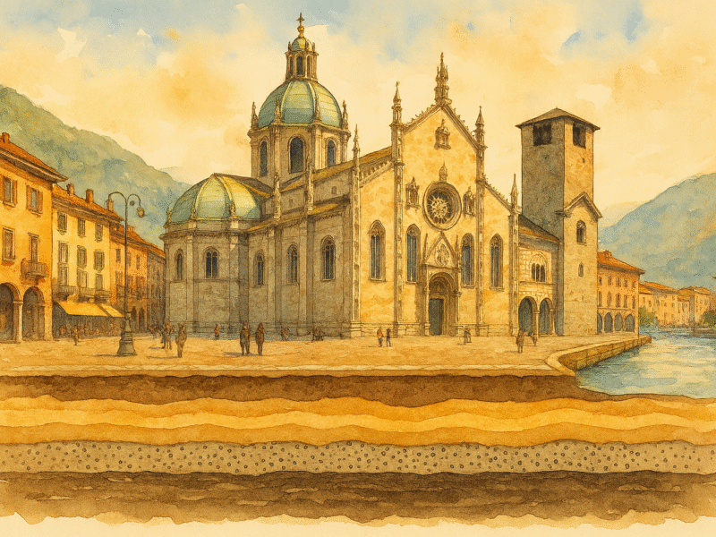 27 settembre 2025, Un percorso geo-archeologico attraverso il centro storico di Como